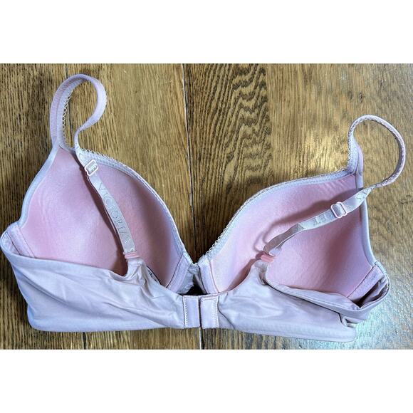 Victoria’s Secret Body by Victoria Lined Demi Underwire Bra in Pink Sz 36D - Picture 2 of 3